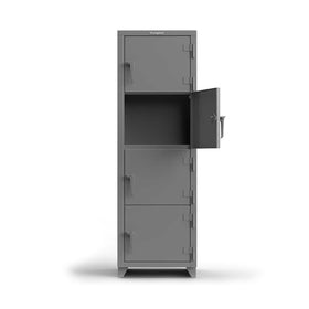 24 inch 4-Tier 4 Compartment Locker