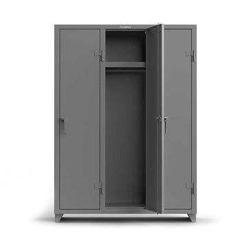 54 inch Single-Tier 3 Compartment Locker with Shelf