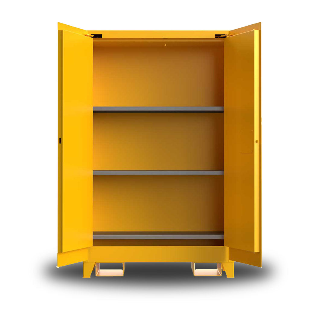 Buy beige 43 inch Flammable Safety Cabinet with 3 Shelves