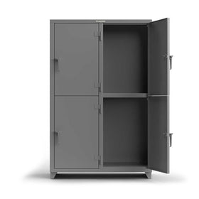 48 inch Double-Tier 4 Compartment Locker