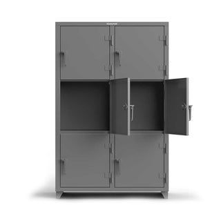 48 inch Triple-Tier 6 Compartment Locker