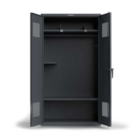 14 GA Communications Locker with 2 Shelves and Hanger Rod