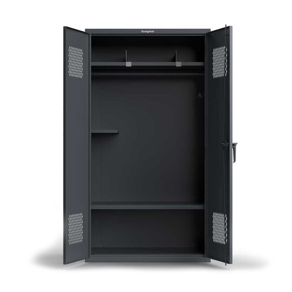 14 GA Communications Locker with 2 Shelves and Hanger Rod