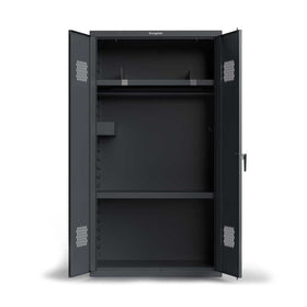 18 GA Communications Locker with 2 Shelves and Hanger Rod