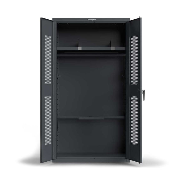 42 inch Tactical Locker with a Shelf and Hanger Rod - 18 GA