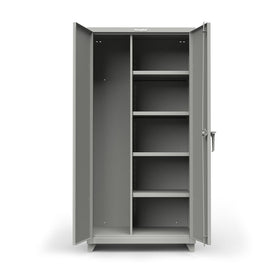36 inch Extra Heavy Duty Janitorial Storage Cabinet with 4 Shelves
