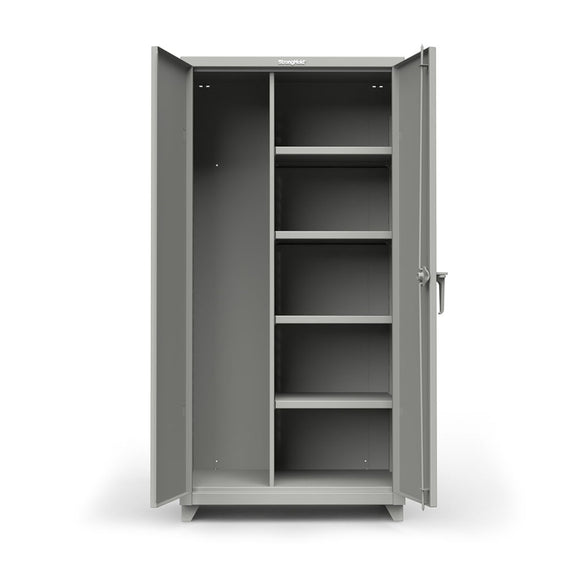36 inch Extra Heavy Duty Janitorial Storage Cabinet with 4 Shelves