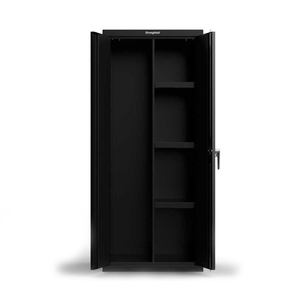 30 inch Tall Storage Cabinet with 3 Half Shelves