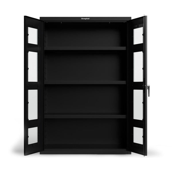48 inch Clear-View 18 Gauge Cabinet with 3 Shelves