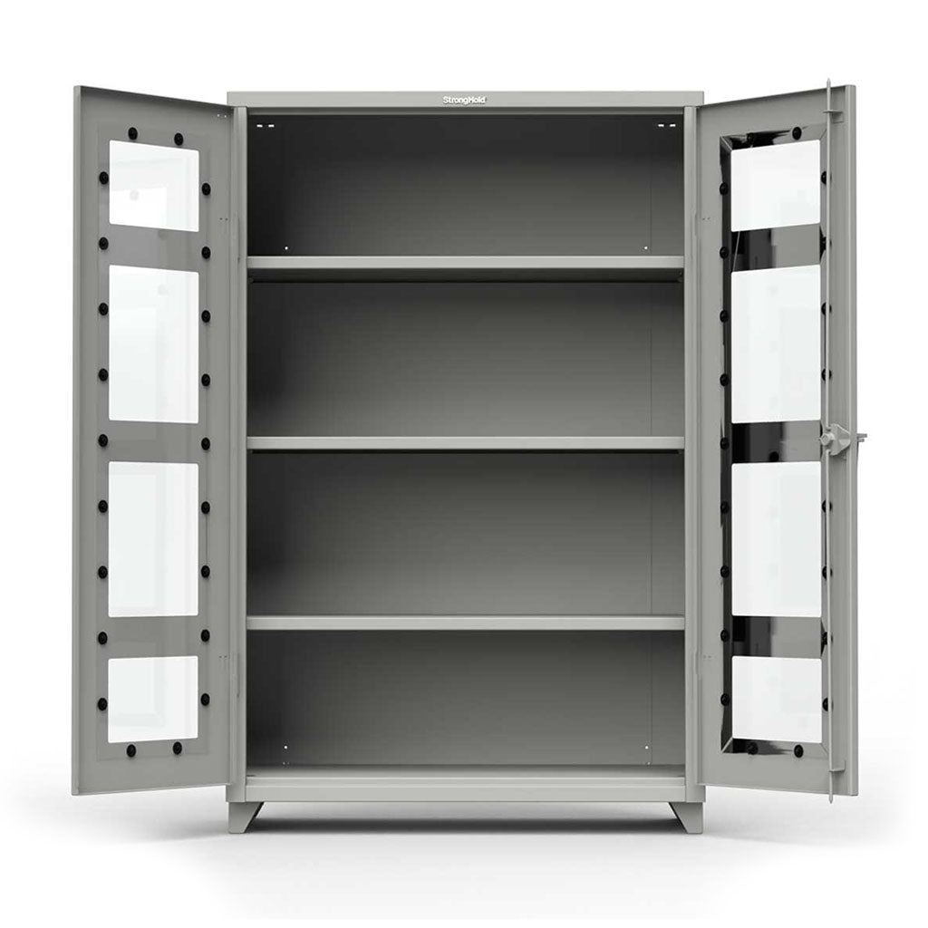 Buy blue 48 inch Extra Heavy Duty Clear-View Cabinet with 3 Shelves