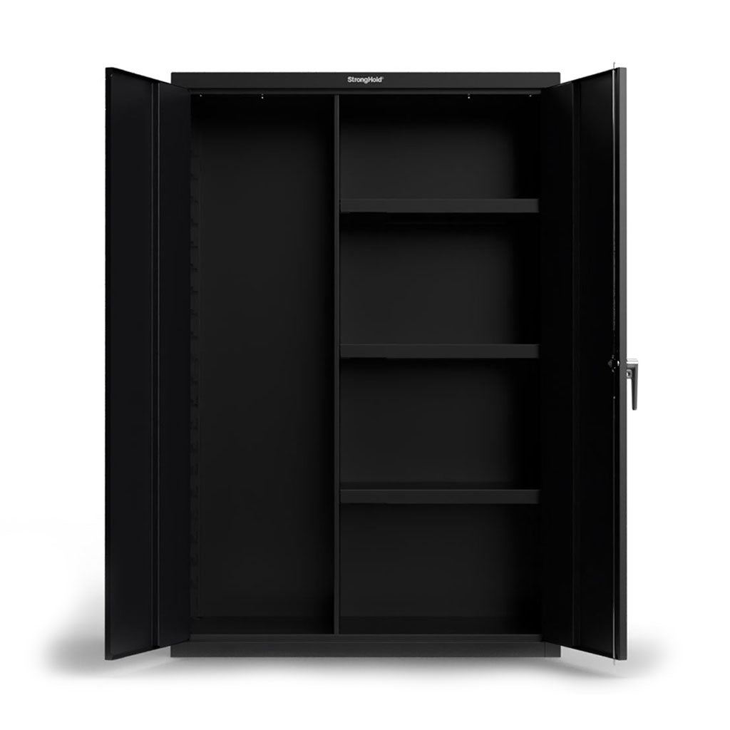 48 inch Steel Storage Cabinet with 3 Half Shelves