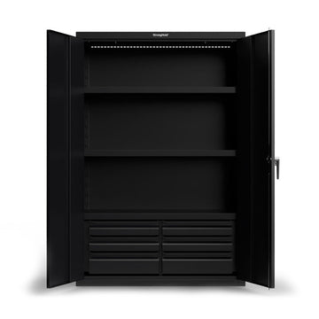 48 inch Industrial Cabinet with 3 Shelves and 6 Drawers