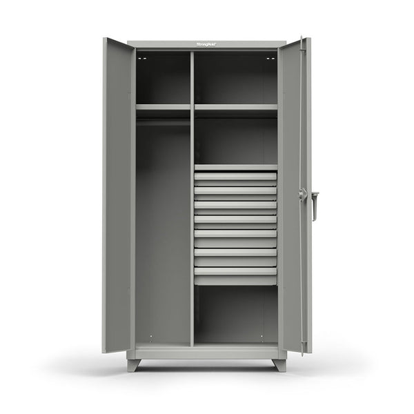 14 GA Industrial Uniform Cabinet with 7 Drawers