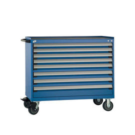 48" Mobile 8-Drawer HDR Steel Cabinet on 6" Casters HDC-R5BHG-3402
