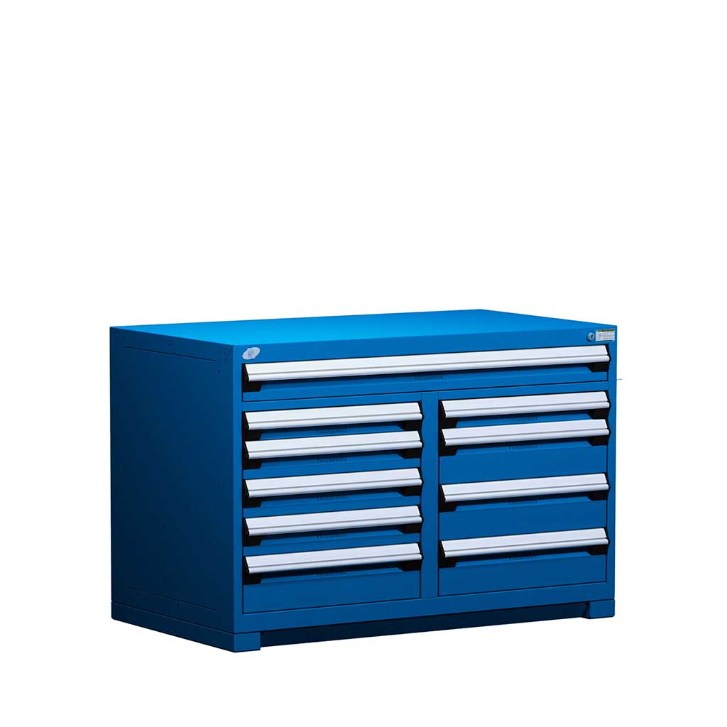 48" 10-Drawer HDR Cabinet with Compartments, Forklift Base HDC-R5KHE-3005