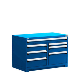 48" 7-Drawer HDR Cabinet with Compartments, Forklift Base HDC-R5KHE-3015