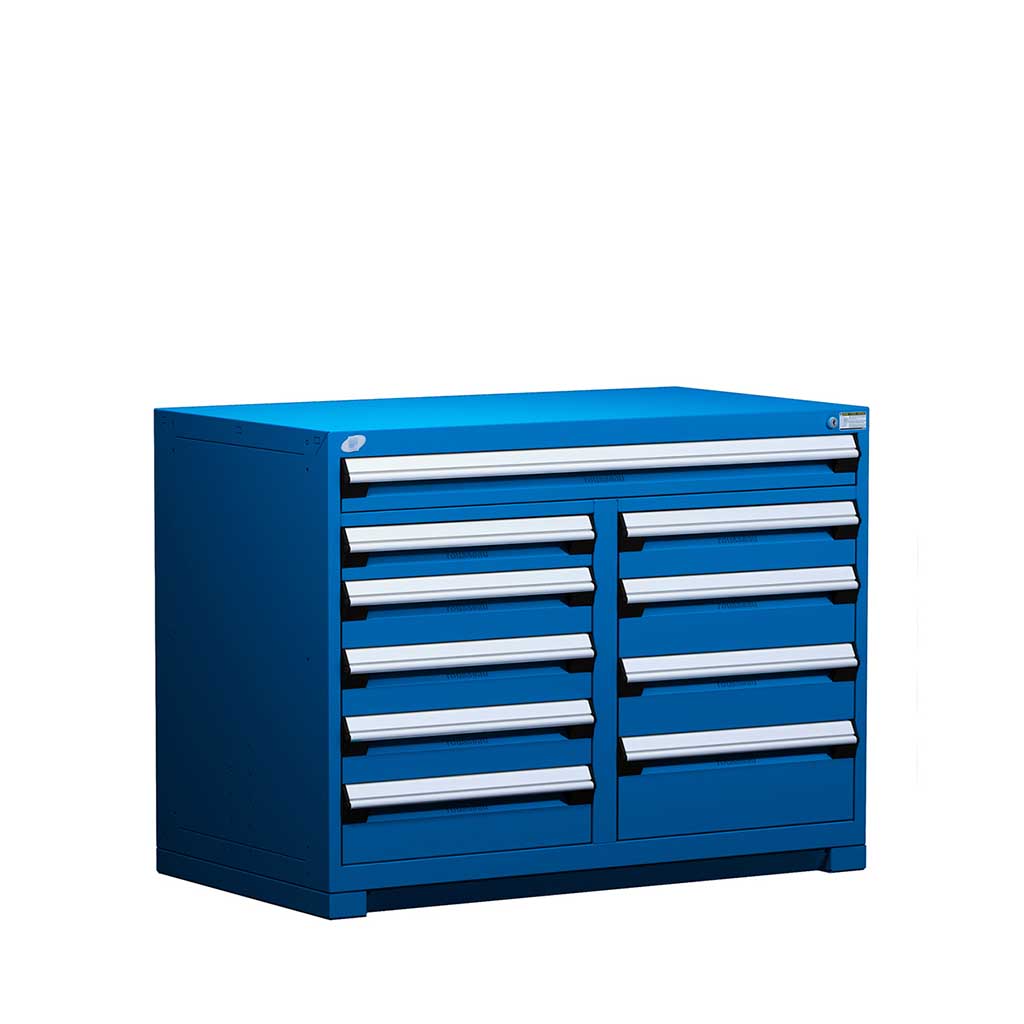 48" 10-Drawer HDR Cabinet with Compartments, Forklift Base HDC-R5KHE-3403