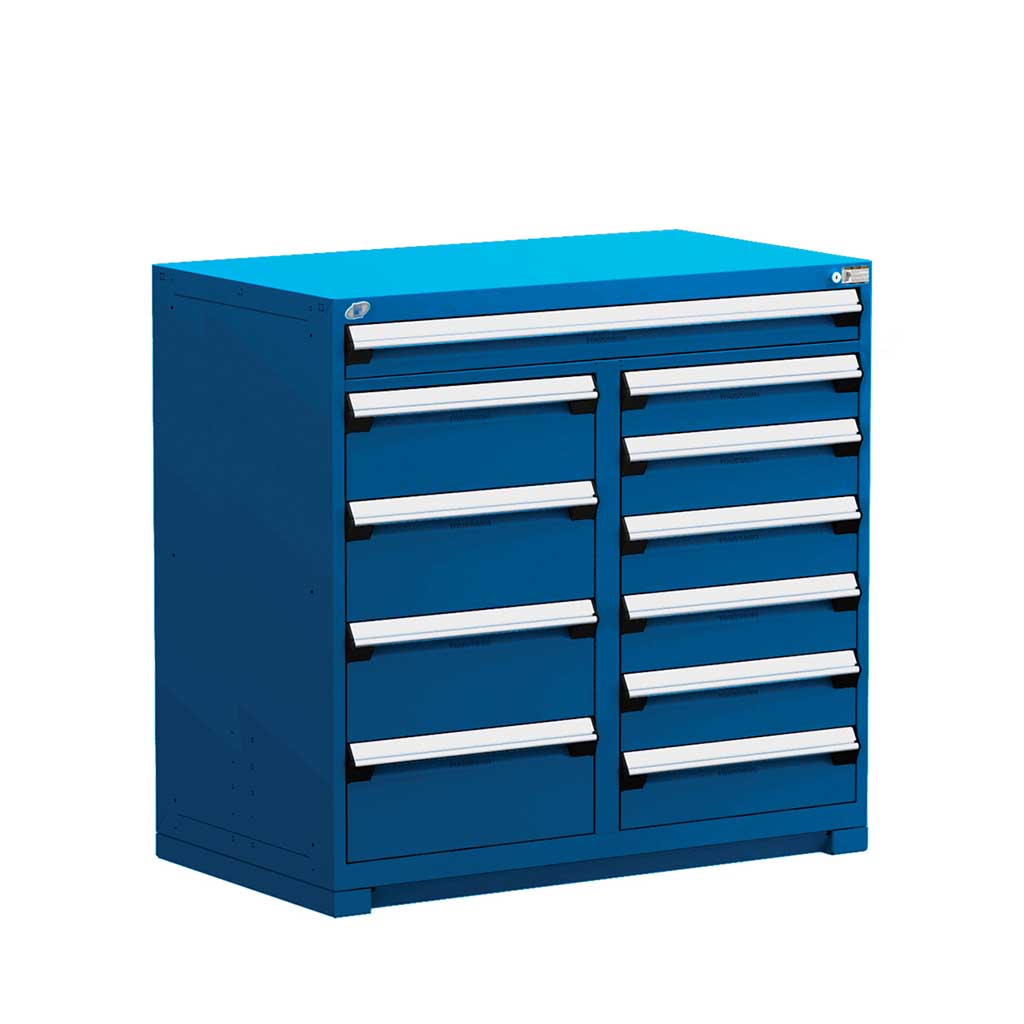 48" 11-Drawer HDR Cabinet with Compartments, Forklift Base HDC-R5KHE-4409
