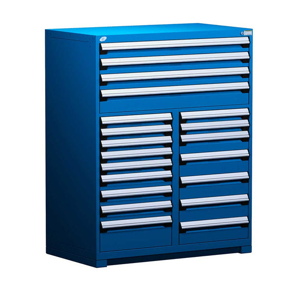 48" 20-Drawer HDR Cabinet with Compartments, Forklift Base HDC-R5KHG-5803