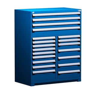 48" 20-Drawer HDR Cabinet with Compartments, Forklift Base HDC-R5KHG-5803