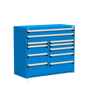 54" 11-Drawer HDR Cabinet with Compartments, Forklift Base HDC-R5KJG-4401