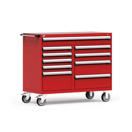 54" Mobile 10-Drawer HDR Steel Cabinet on 6" Casters HDC-R5GJG-3801