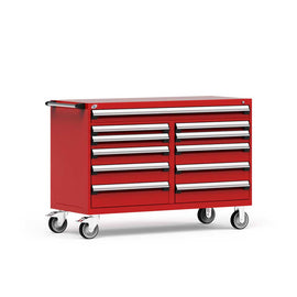 60" Mobile 11-Drawer HDR Steel Cabinet on 6" Casters HDC-R5GKE-3405