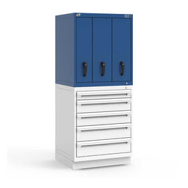 30" Vertical 3-Drawer R2V Stackable Cabinet HDC-RL-5HDG30002NA