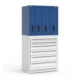 36" Vertical 4-Drawer R2V Stackable Cabinet HDC-RL-5HEE30002N