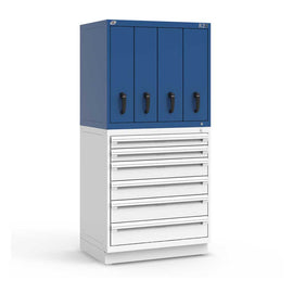 36" Vertical 4-Drawer R2V Stackable Cabinet HDC-RL-5HEE38004NA