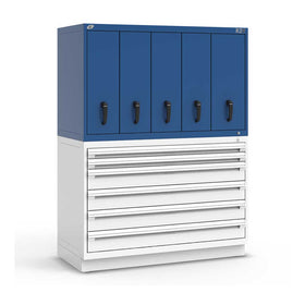 54" Vertical 5-Drawer R2V Stackable Cabinet HDC-RL-5HJE38002N