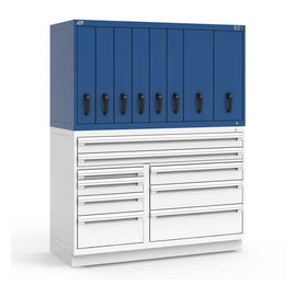 60" Vertical 8-Drawer R2V Stackable Cabinet HDC-RL-5HKE34002NA