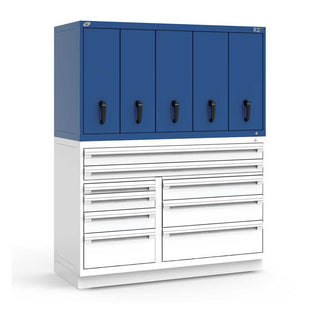 60" Vertical 5-Drawer R2V Stackable Cabinet HDC-RL-5HKE38006NA