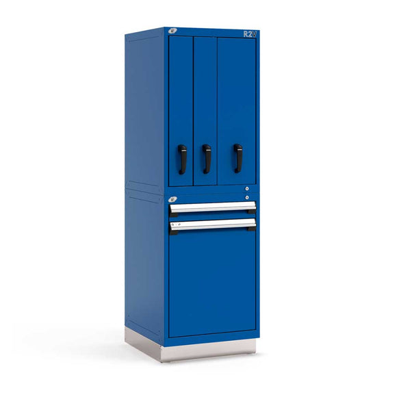 24" Vertical Combo 4-Drawer Steel Storage System HDC-RL-XCG76S002NS