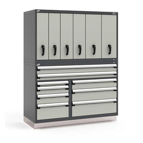 60" Vertical Combo 15-Drawer Steel Storage System HDC-RL-XKG76S002NS
