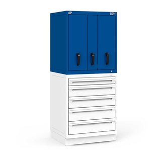 30" Vertical 3-Drawer R2V Stackable Cabinet HDC-RL-5HDG38008NA