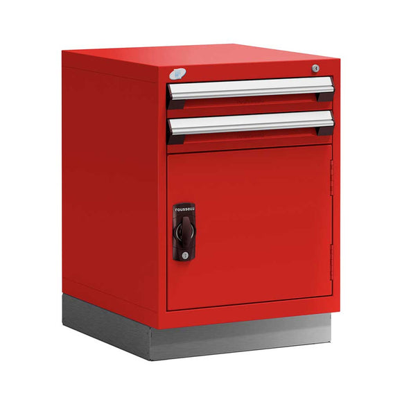 24" HDR Steel 2-Drawer Door Cabinet with Recessed Base HDC-R5ACG-3030S