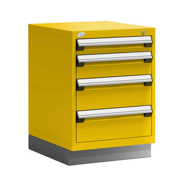 24" 4-Drawer Steel HDR Cabinet with Recessed Base HDC-R5ACG-3038S