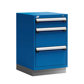 24" 3-Drawer HDR Cabinet with Compartments, Recessed Base HDC-R5ACG-3413S