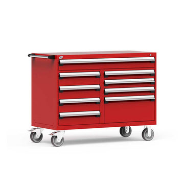 54" Mobile 9-Drawer HDR Steel Cabinet on 6" Casters HDC-R5GJG-3401