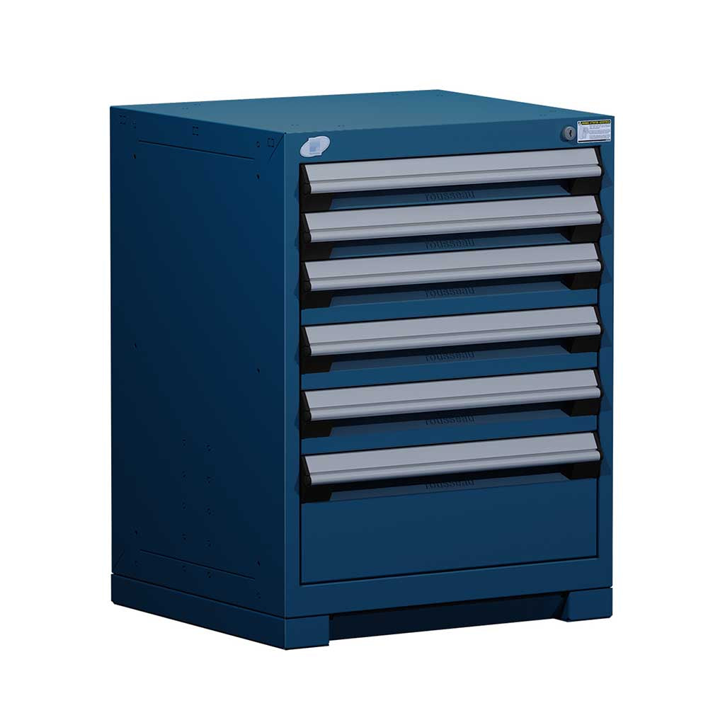 24" 6-Drawer Steel HDR Cabinet with Forklift Base HDC-R5ACG-3002