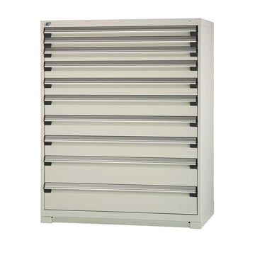 48" 10-Drawer Steel HDR Cabinet with Forklift Base HDC-R5AHE-5818