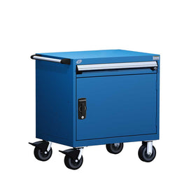 30" Mobile Partitioned 1-Drawer Door HDR Steel Cabinet HDC-R5BDG-2801