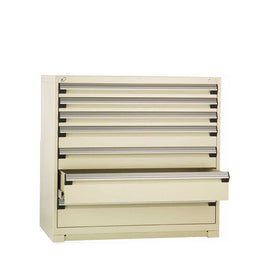 48" 7-Drawer HDR Cabinet with Compartments, Forklift Base HDC-R5AHE-4417