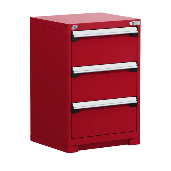 24" 3-Drawer Steel HDR Cabinet with Forklift Base HDC-R5ACD-3406