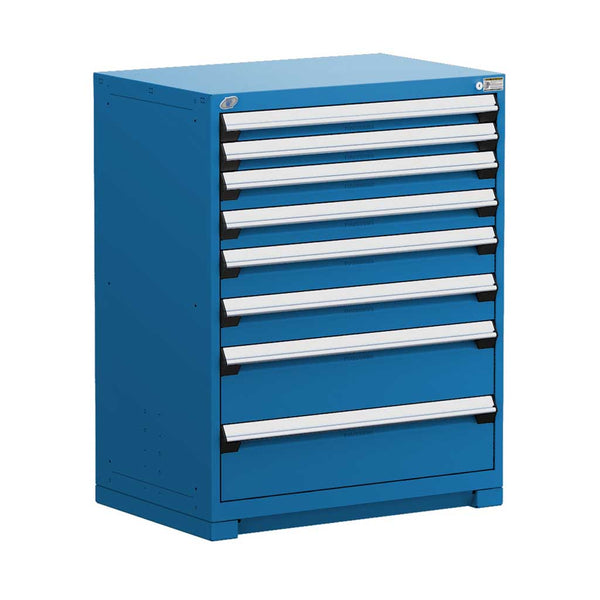 36" 8-Drawer HDR Cabinet with Compartments, Forklift Base HDC-R5AEE-4415