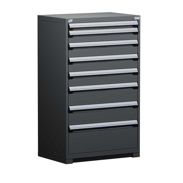 36" 8-Drawer HDR Cabinet with Compartments, Forklift Base HDC-R5AEE-5825