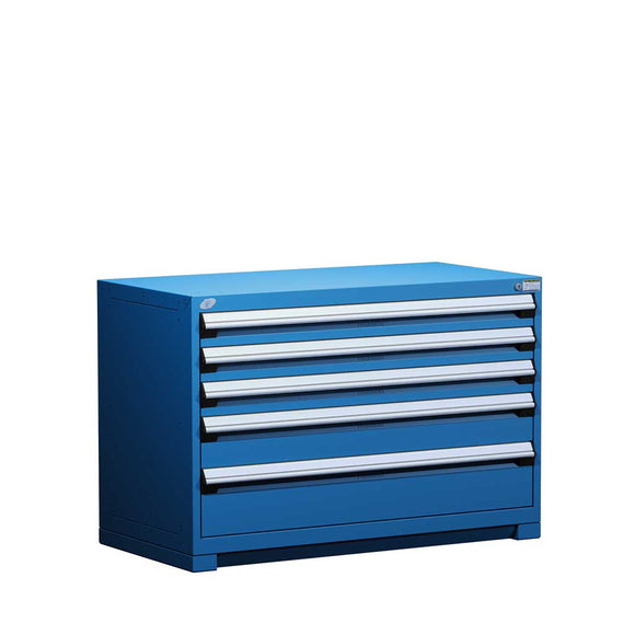 48" 5-Drawer HDR Cabinet with Compartments, Forklift Base HDC-R5AHE-3003