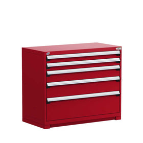 48" 5-Drawer Steel HDR Cabinet with Forklift Base HDC-R5AHE-3808