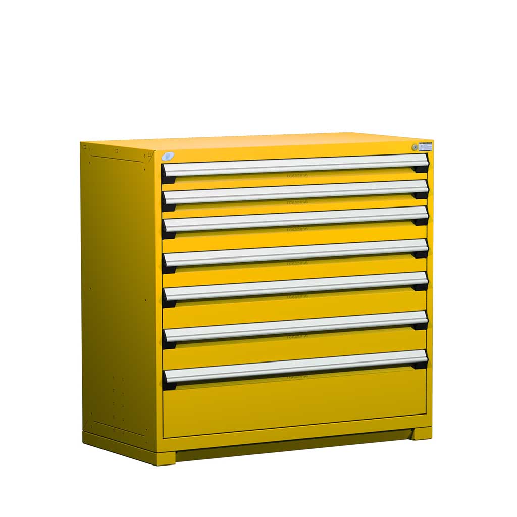 48" 7-Drawer HDR Cabinet with Compartments, Forklift Base HDC-R5AHG-4407